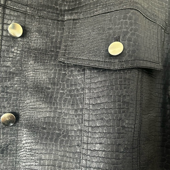 WAYF Blue Textured Jacket - Picture 7 of 12